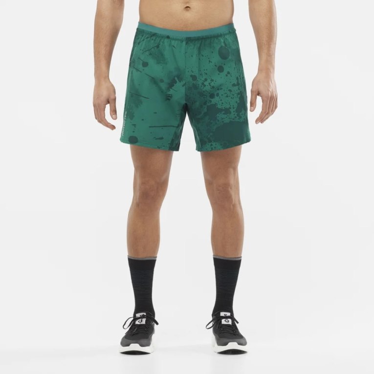 Bermudas Salomon Cross 7\'\' No Liner Hombre Verdes | MX ZTVU146